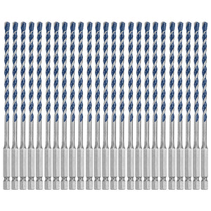 Bosch HCBG04B25T 25 Piece 3/16" x 6" BlueGranite Turbo Carbide Hammer Drill Bits