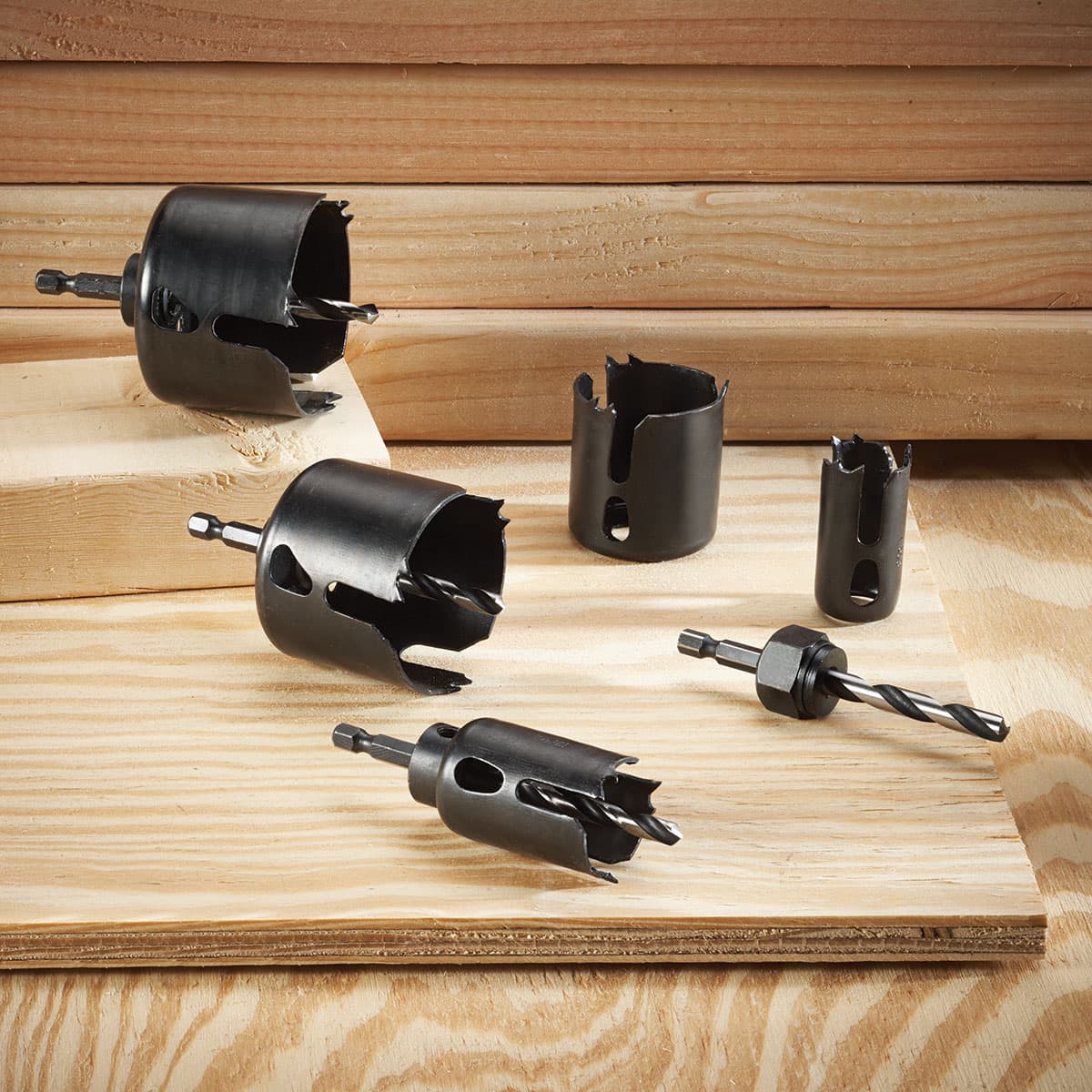 Bosch HCD005 5 pc. Daredevil Wood Hole Saw Set - 2