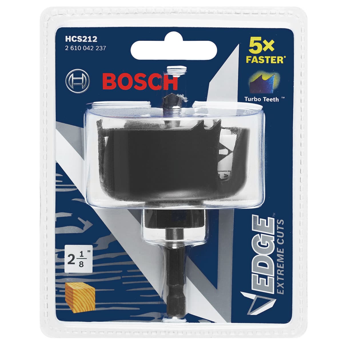 Bosch HCS212 2-1/8 In. Edge Wood Hole Saw with Arbor - 3