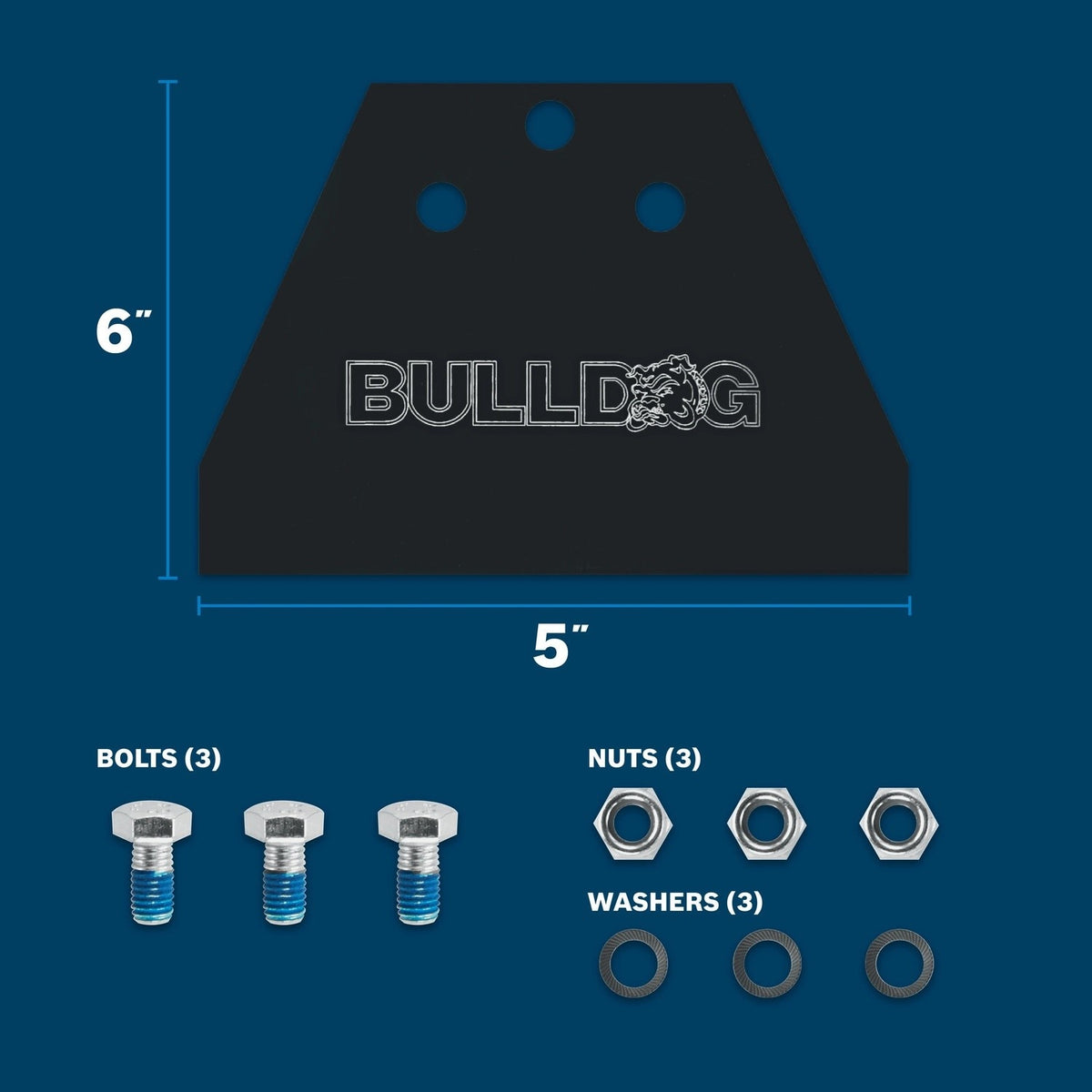 Bosch HS1418RK SDS-plus Bulldog 5" Replacement Blade Kit for HS1418 Floor Scraper - 3