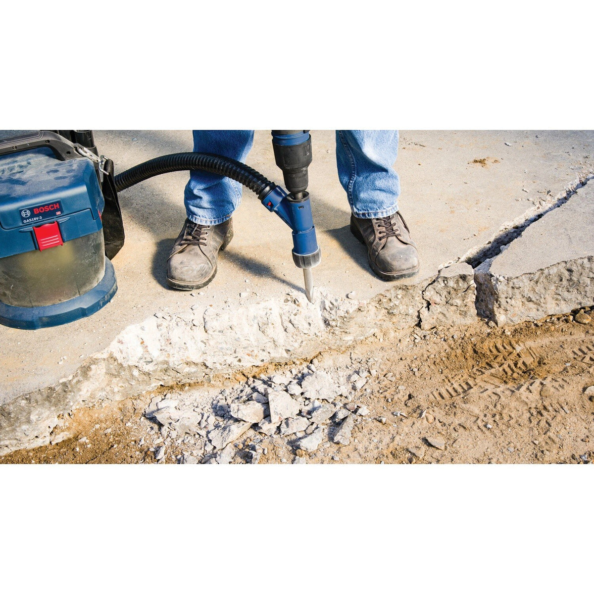 Bosch HS1904 16" SDS Max R Tec Bull Point Chisel for Concrete Removal - 3