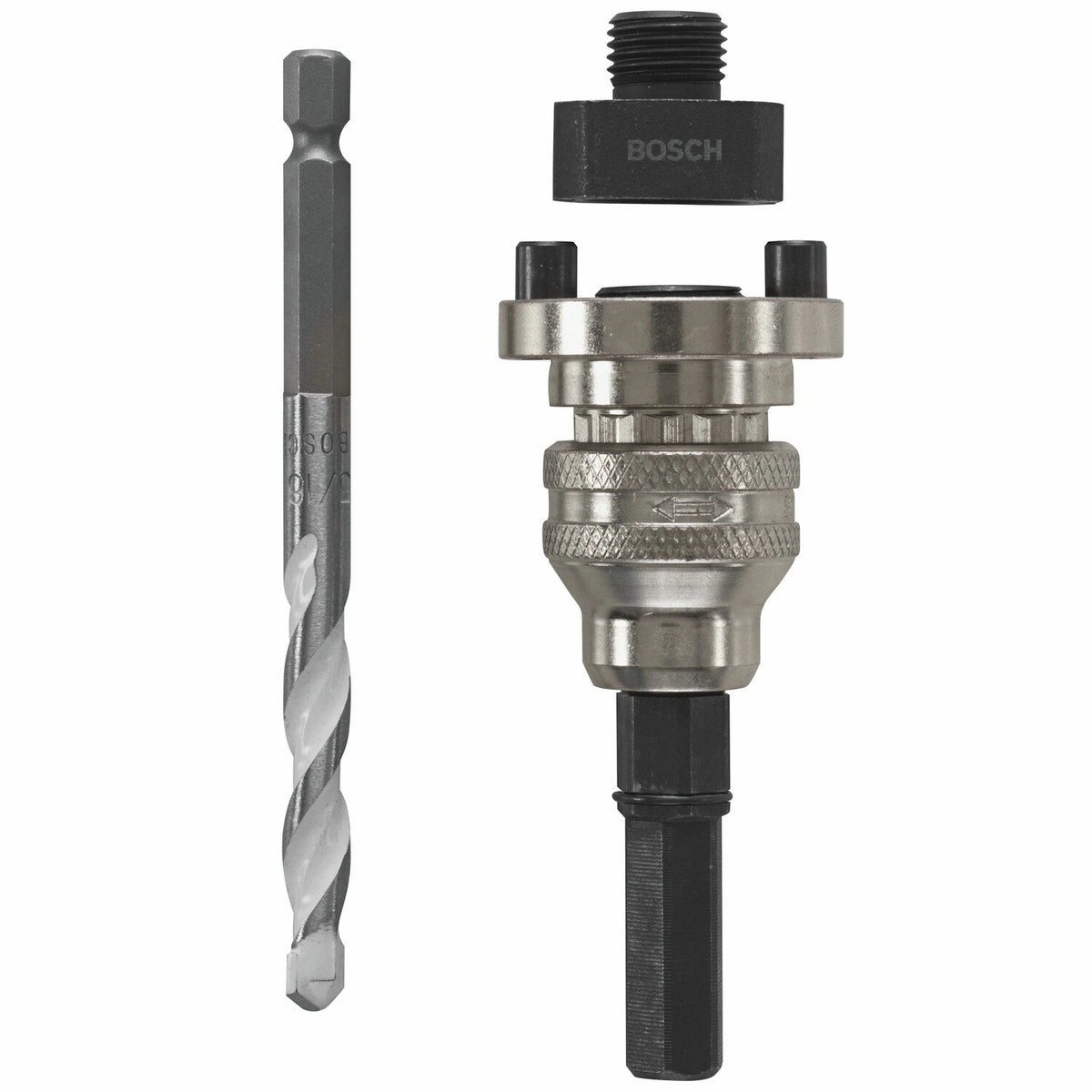 Bosch HSA-MD 3/8" SpinLOCK Universal Arbor Set with Daredevil Multipurpose Pilot Bit