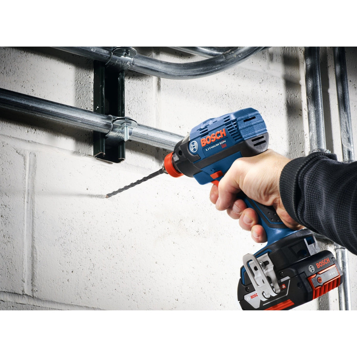 Bosch IMC12 3/8" Impact MultiConstruction Drill Bit with Carbide Tip and Hex Shank - 2