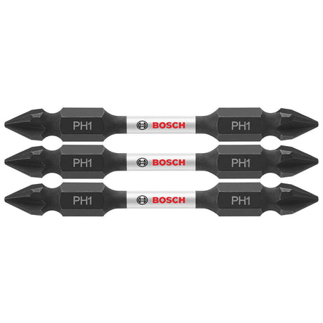 Bosch ITDEPH12503 3 pc. Impact Tough 2.5 In. Phillips #1 Double-Ended Bits