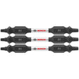 Bosch ITDESQ12503 3 pc. Impact Tough 2.5 In. Square #1 Double-Ended Bits