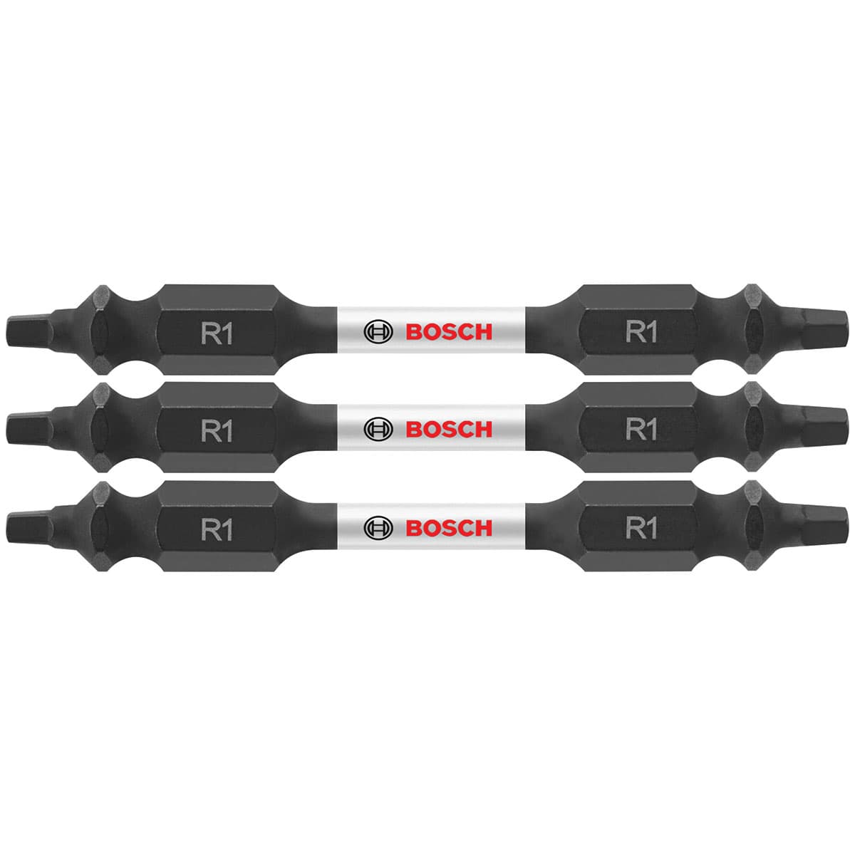 Bosch ITDESQ12503 3 pc. Impact Tough 2.5 In. Square #1 Double-Ended Bits