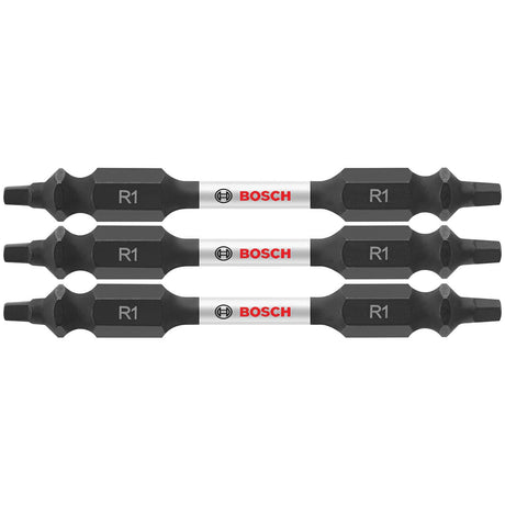 Bosch ITDESQ12503 3 pc. Impact Tough 2.5 In. Square #1 Double-Ended Bits