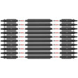 Bosch ITDESQ16B 10-Pc Impact Tough 6" Square #1 Double-Ended Bits