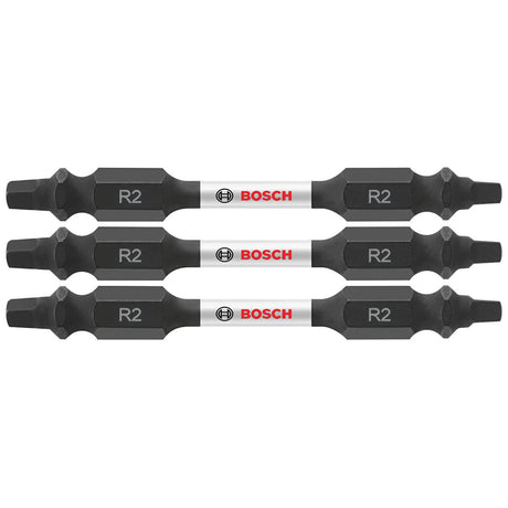 Bosch ITDESQ22503 3 pc. Impact Tough 2.5 In. Square #2 Double-Ended Bits
