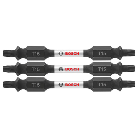 Bosch ITDET152503 3 pc. Impact Tough 2.5 In. Torx #15 Double-Ended Bits
