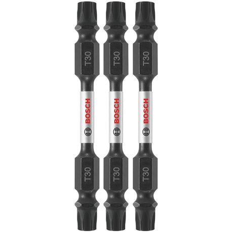 Bosch ITDET302503 3 pc. Impact Tough 2.5 In. Torx #30 Double-Ended Bits