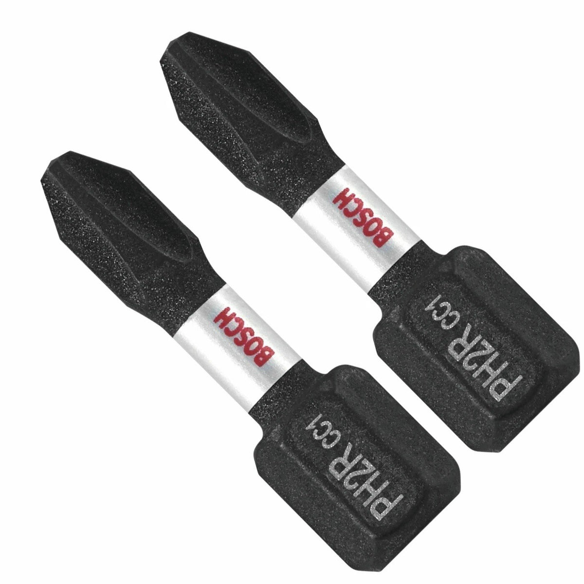 Bosch ITDPH2R102 1" Driven Impact Phillips No 2R Reduced Insert Bits (2 Pack)