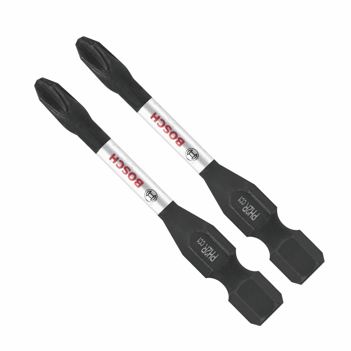 Bosch ITDPH2R202 2" Driven Impact Phillips No 2R Reduced Power Bits (2 Pack)