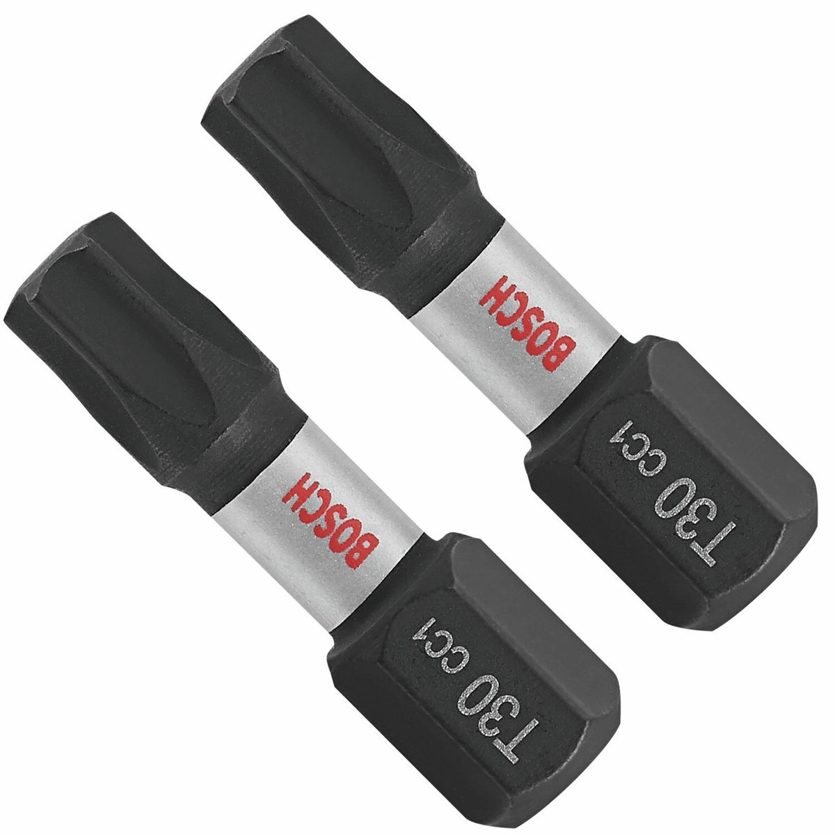 Bosch ITDT30102 1" Impact Torx T30 Insert Bits for Impact Drivers (2 Pack)