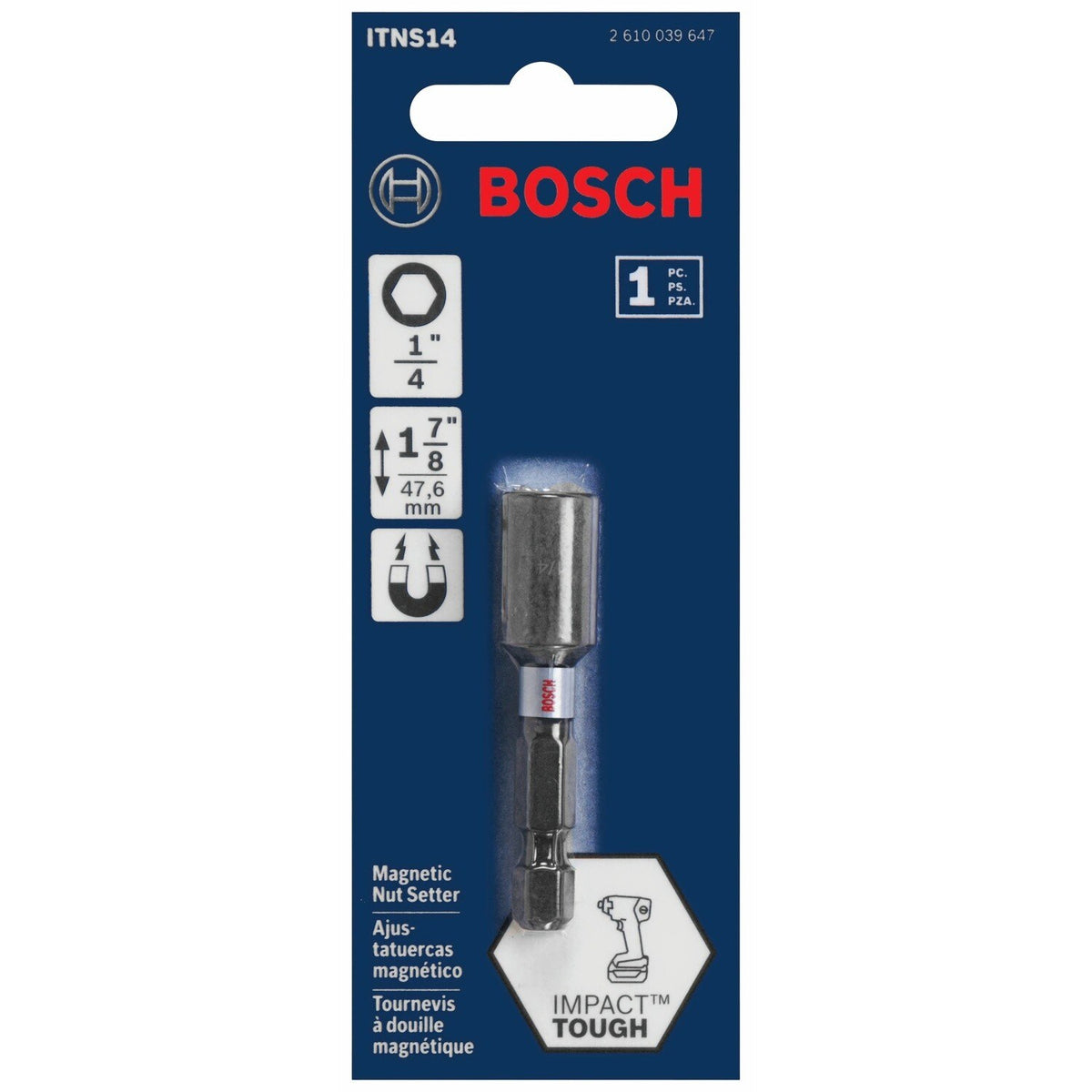 Bosch ITNS14 1-7/8" x 1/4" Impact Tough Magnetic Nutsetter - 2
