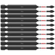 Bosch ITPH135B 10-Pc Impact Tough 3.5" Phillips #1 Power Bits