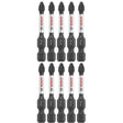 Bosch ITPH22B 10-Pc Impact Tough 2" Phillips #2 Power Bits
