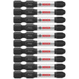 Bosch ITPH32B 10-Pc Impact Tough 2" Phillips #3 Power Bits