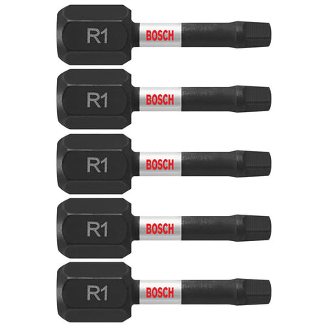 Bosch ITSQ1105 5 pc. Impact Tough 1 In. Square #1 Insert Bits