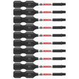 Bosch ITSQ12B 10 pc. Impact Tough 2 In. Square #1 Power Bits (Bulk Pack)