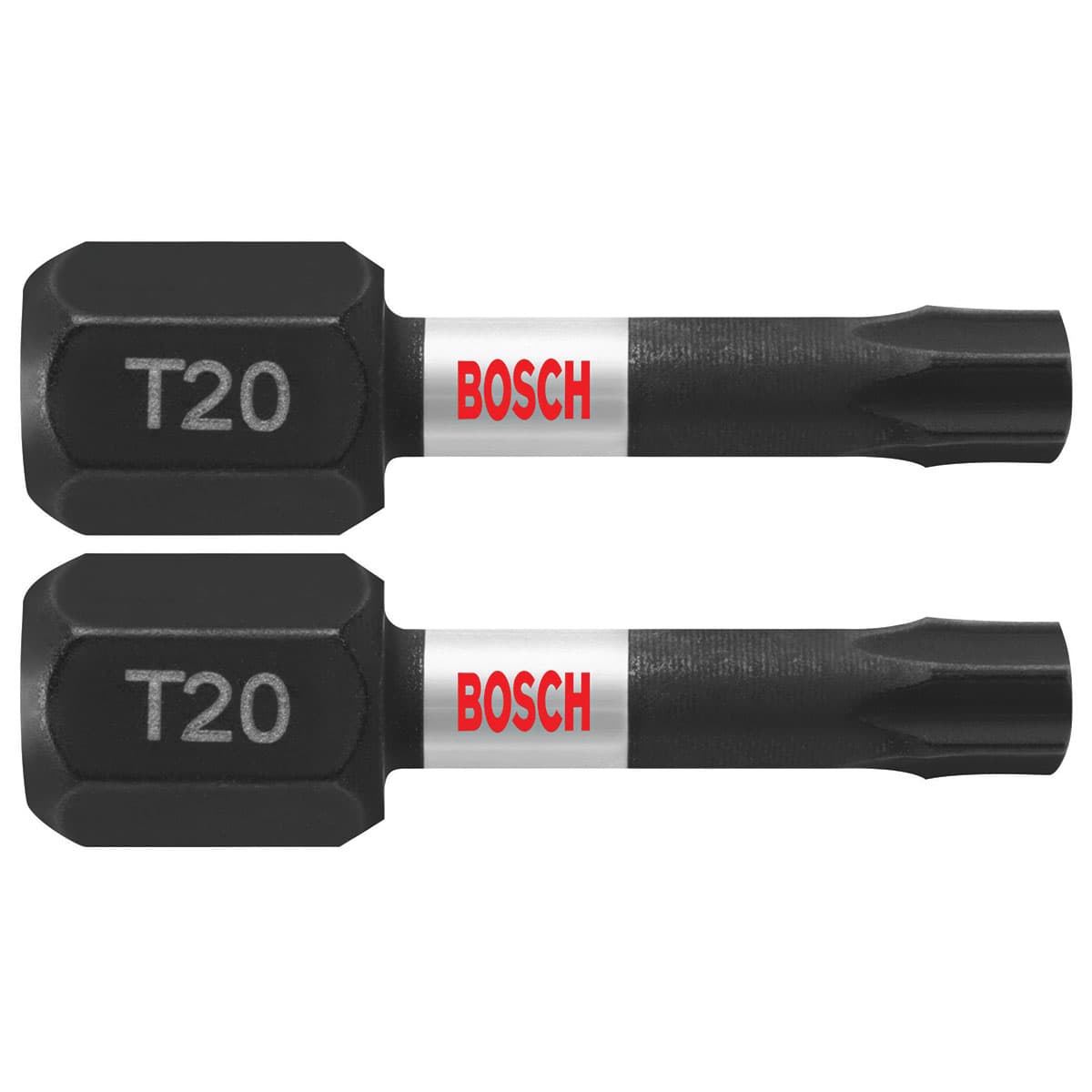 Bosch ITT20102 2 pc. Impact Tough 1 In. Torx #20 Insert Bits