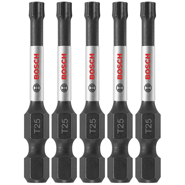 Bosch ITT25205 5 pc. Impact Tough 2 In. Torx #25 Power Bits
