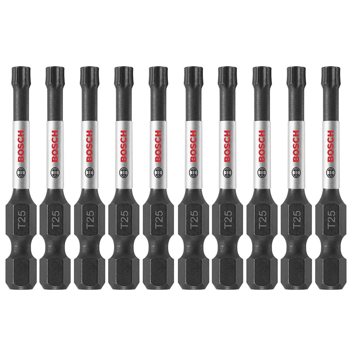 Bosch ITT252B Impact Tough 2" Torx T25 Power Bits Bulk Pack (10 Pack)
