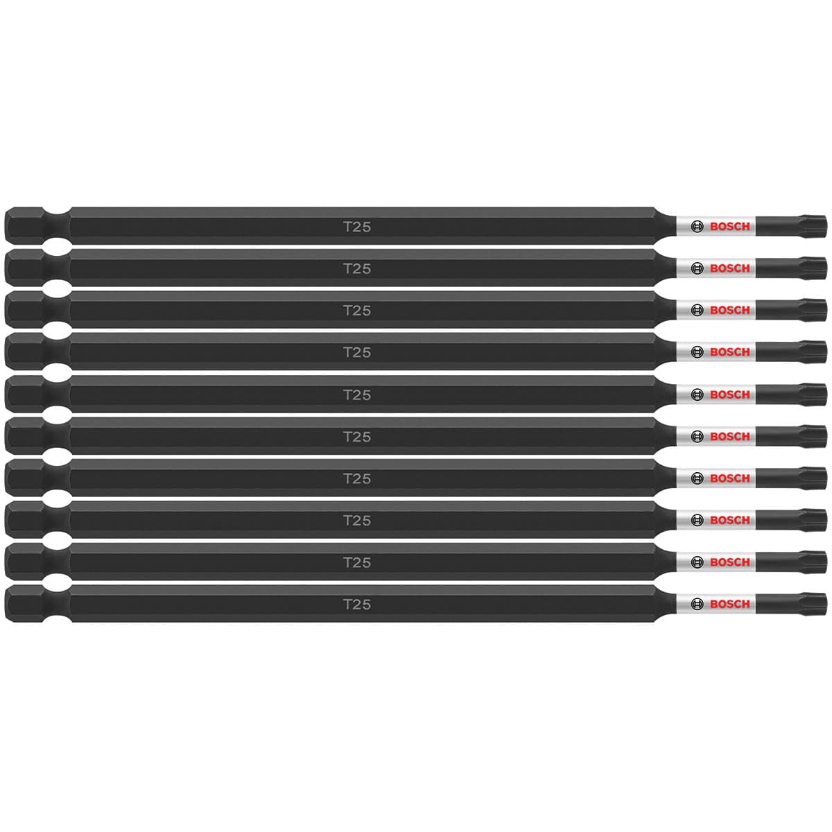 Bosch ITT256B 10 pc. Impact Tough 6 In. Torx #25 Power Bits (Bulk Pack)