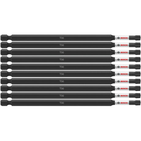 Bosch ITT306B 10 pc. Impact Tough 6 In. Torx #30 Power Bits (Bulk Pack)