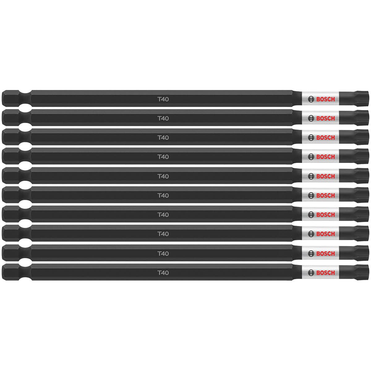 Bosch ITT406B 10 pc. Impact Tough 6 In. Torx #40 Power Bits (Bulk Pack)