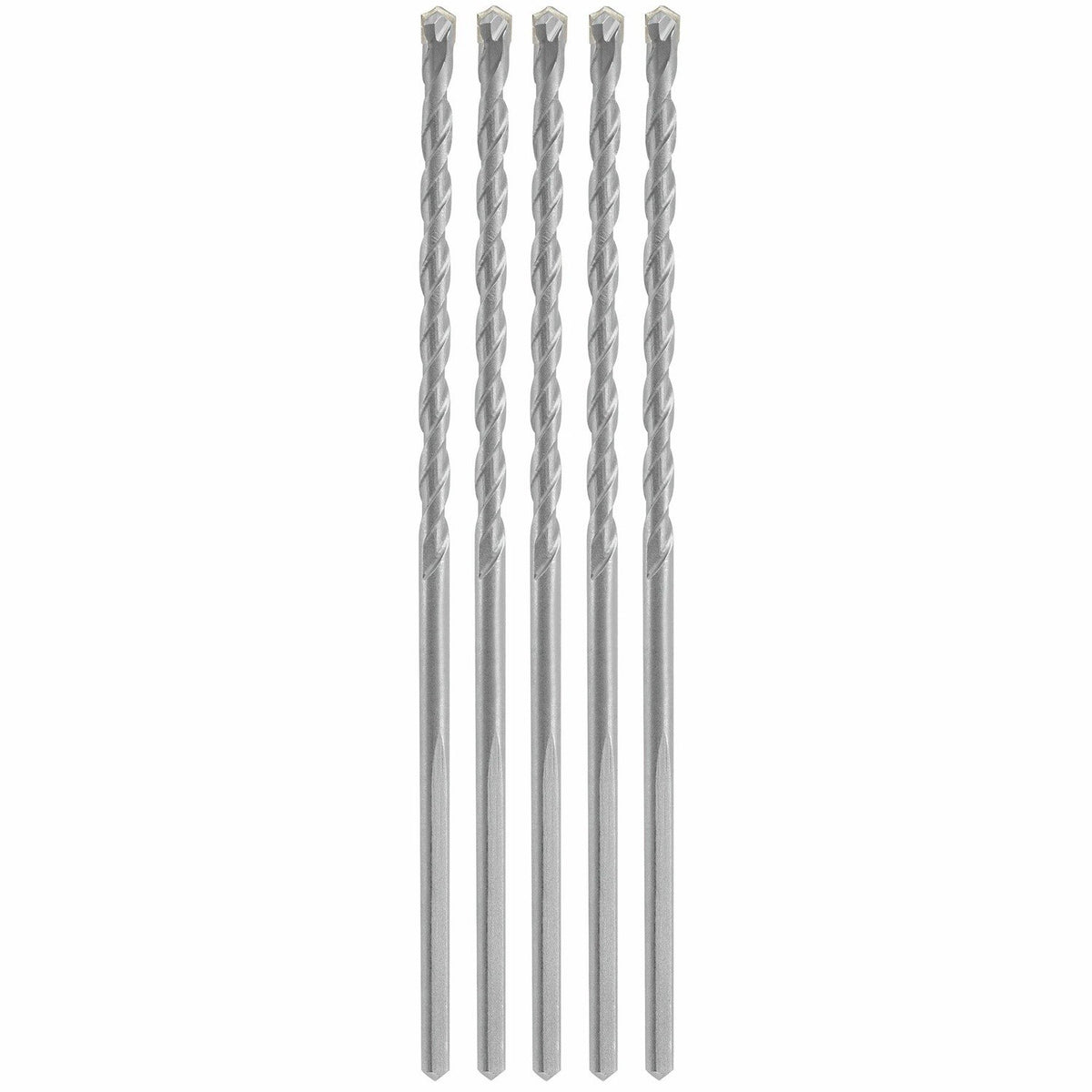 Bosch LBH0035 3/16" Carbide Tipped Round Hammer Drill Bits for Masonry and Concrete (5 Pack)