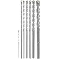 Bosch LBHS7U Round Carbide Tipped Hammer Drill Bit Set with Case (7 Pack)