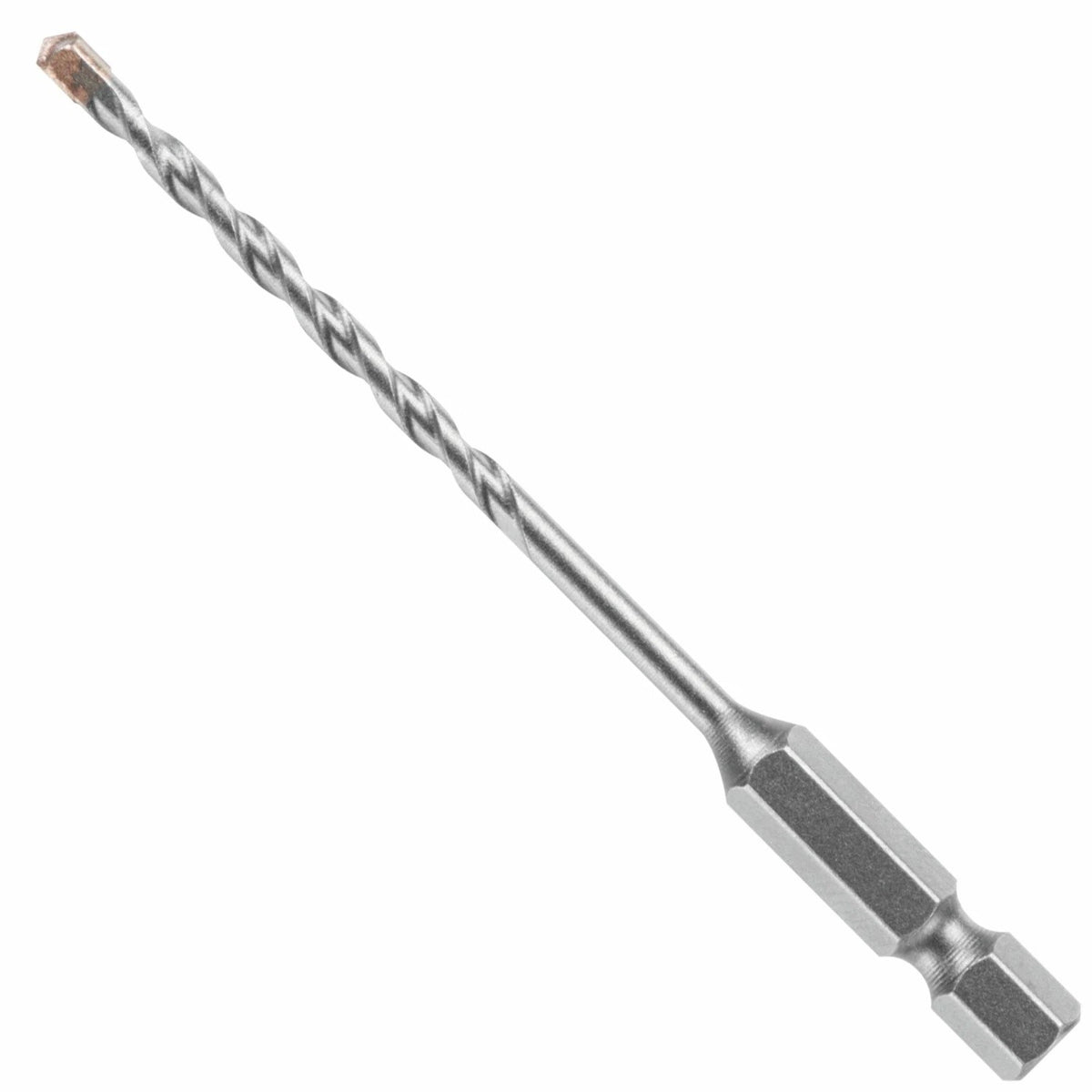 Bosch LBHX001 1/8" Hex Shank Carbide Tipped Hammer Drill Masonry Bit for Concrete and Masonry
