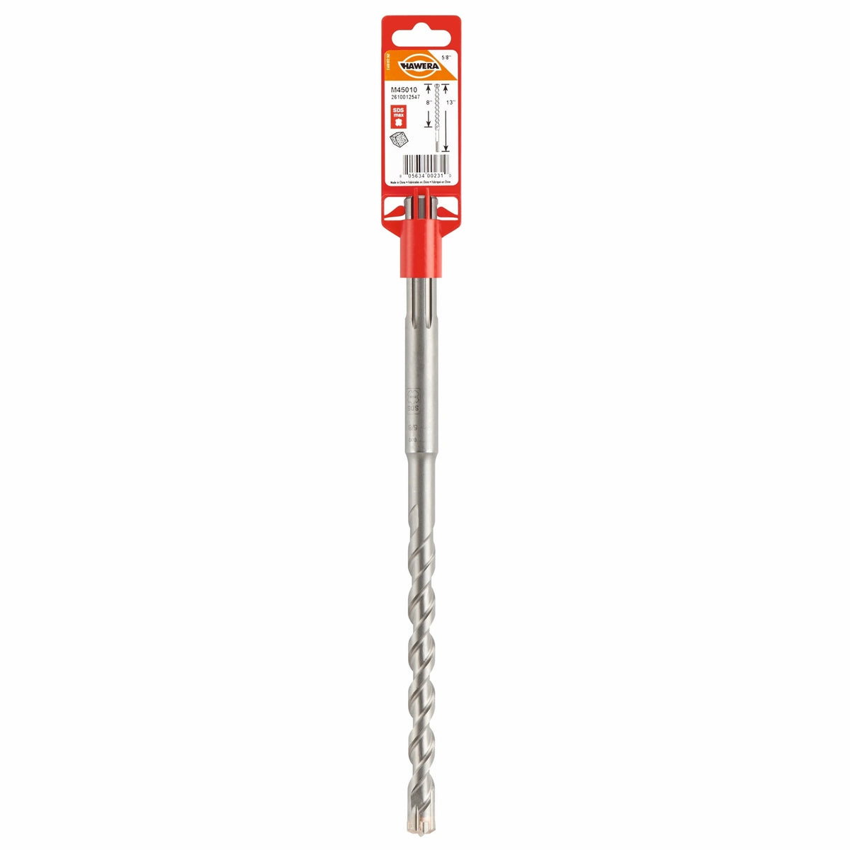 Bosch M45010 5/8" x 13" SDS-max Carbide Rotary Hammer Bit for Concrete and Masonry - 2