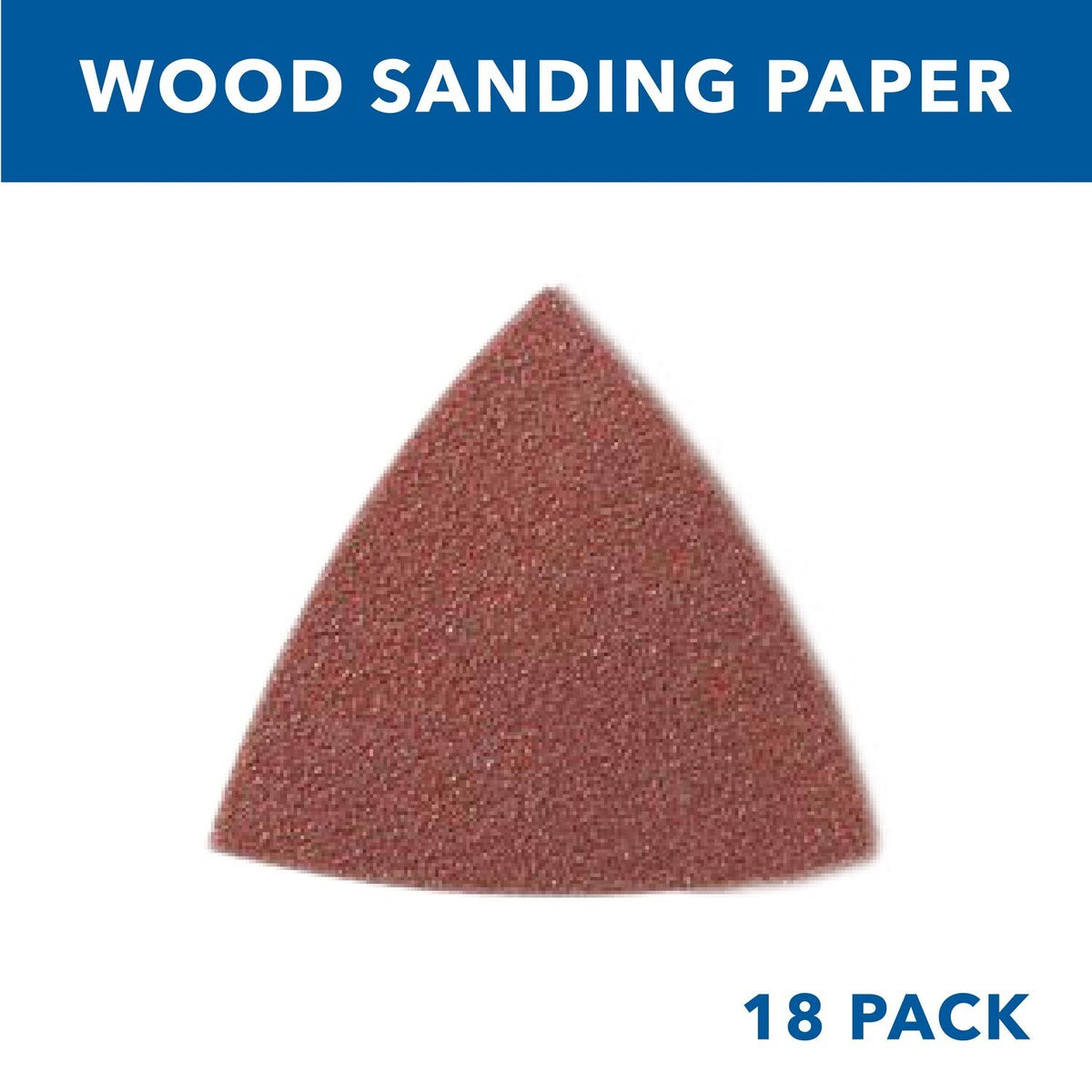 Bosch MM80W 3.21" Assorted Oscillating Tool Sandpaper Sheets Hook and Loop Aluminum Oxide (18 Pack)