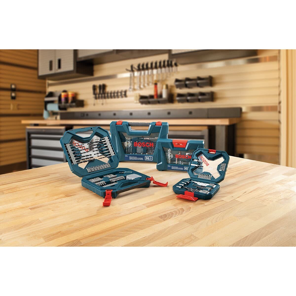 Bosch MS4034 Drilling and Driving Mixed Bit Set with Case for Wood Metal and Masonry (34 Pack) - 4