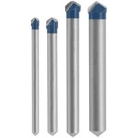 Bosch NS2000 Carbide Tipped Natural Stone Tile Drill Bit Set 1/8" to 5/16" (4 Pack)
