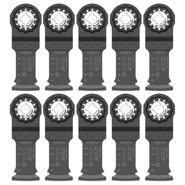Bosch OSL114F-10 1-1/4 In. Starlock Bi-Metal Plunge Cut Blade 10 pk.