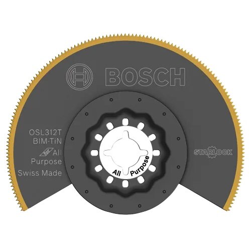 Bosch OSL312T 3-1/2" Titanium Bi-Metal Oscillating Multi Tool Segmented Saw Blade