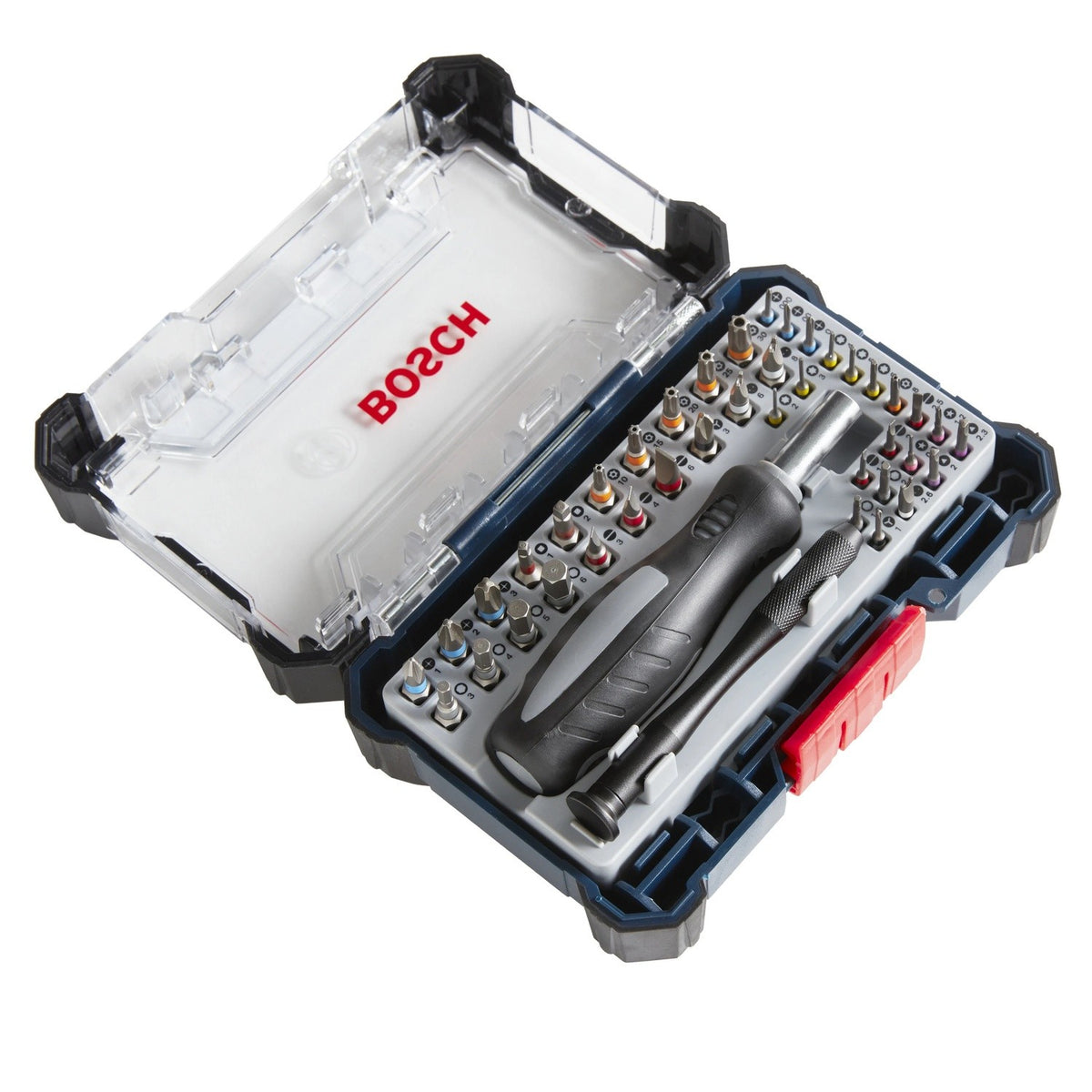 Bosch PB4042 Extra Hard Precision Bit Set with Magnetic Handles and Case (42 Pack)