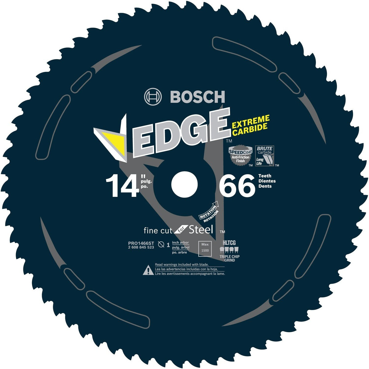 Bosch PRO1466ST 14" 66 Tooth Edge Circular Saw Blade for Ferrous Metal Cutting