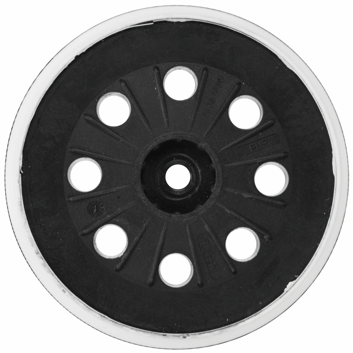 Bosch RS038 5" Soft Hook and Loop Eight Hole Sanding Pad for Random Orbit Sanders