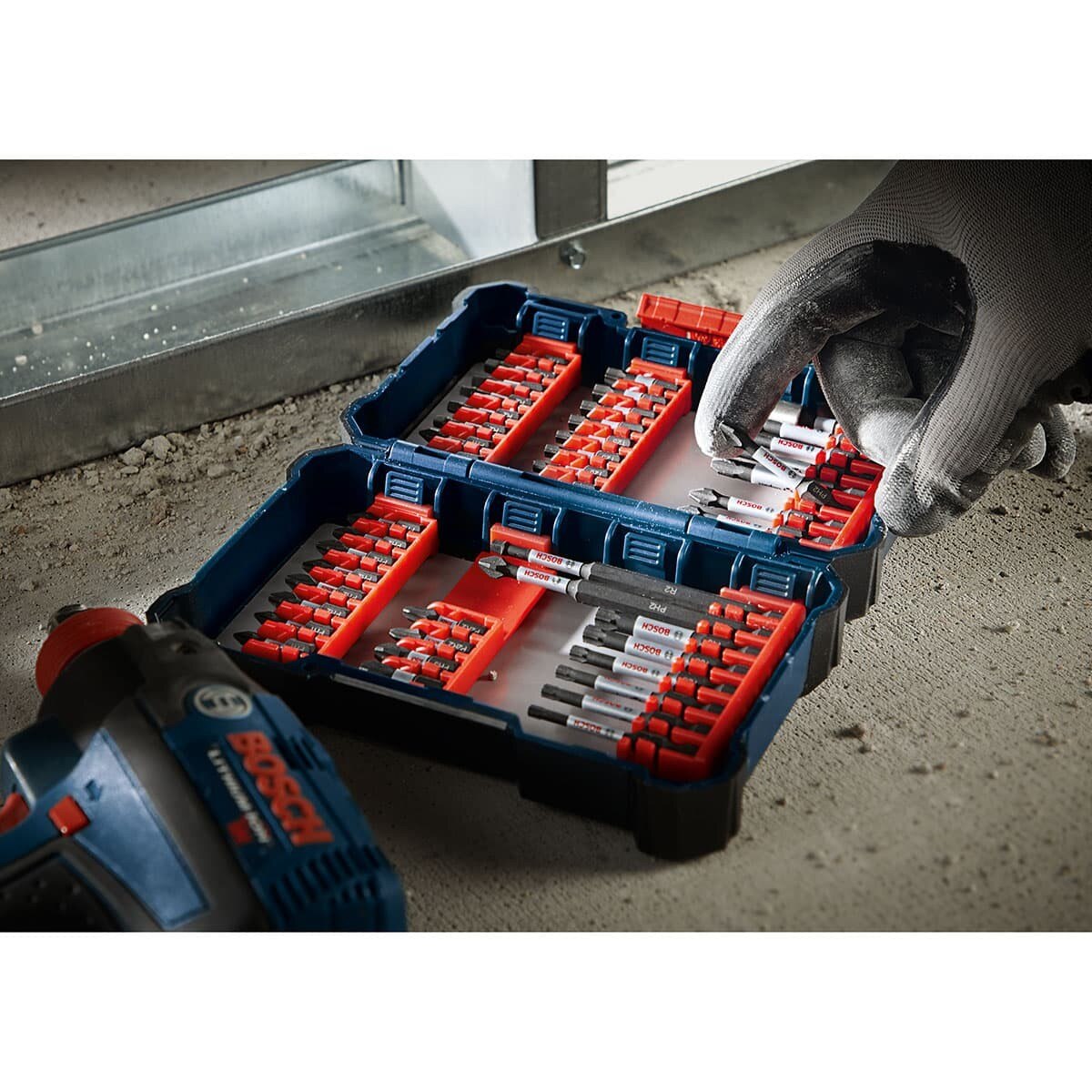 Bosch SDMS24 24 pc. Impact Tough Screwdriving Custom Case System Set - 4