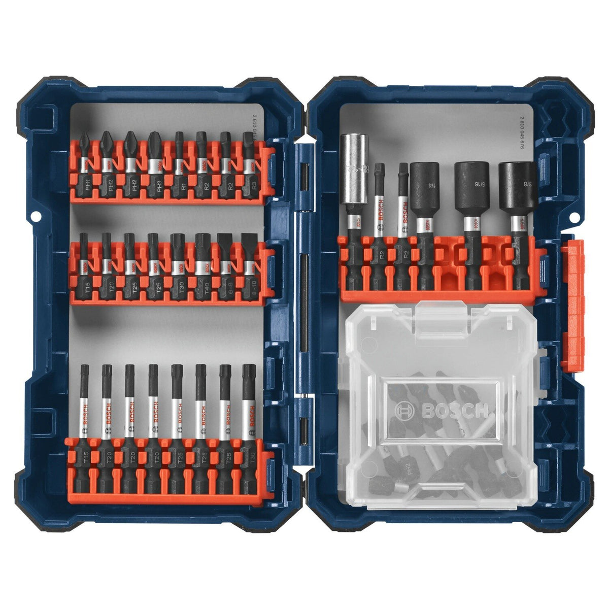 Bosch SDMS40 Impact Tough Screwdriving Bit Set with Custom Case System (40 Pack)