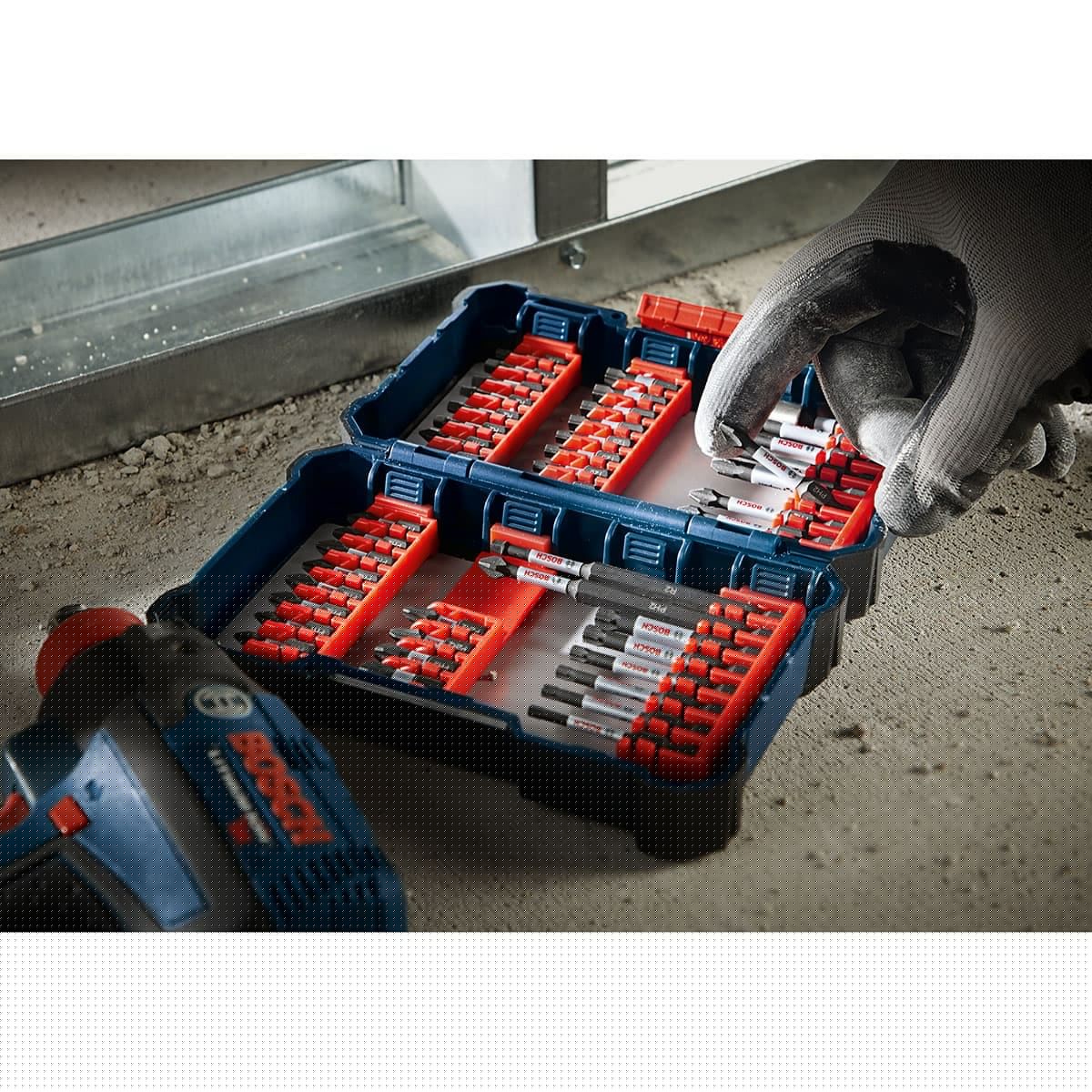 Bosch SDMS48 48 pc. Impact Tough Screwdriving Custom Case System Set - 3