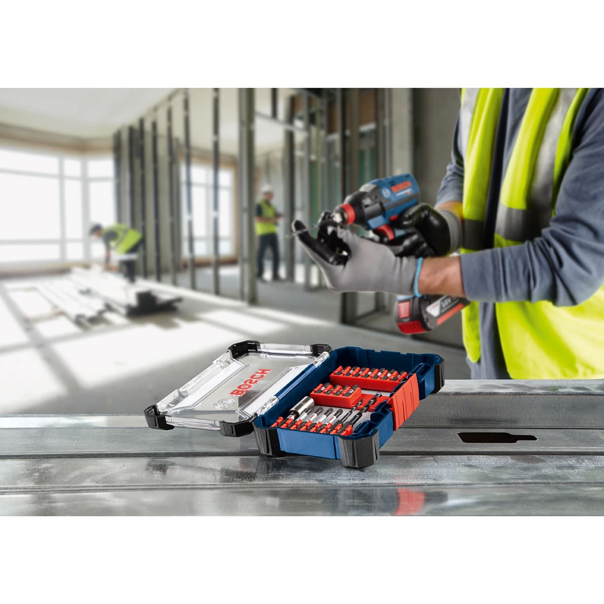 Bosch SDMS48 48 pc. Impact Tough Screwdriving Custom Case System Set - 4
