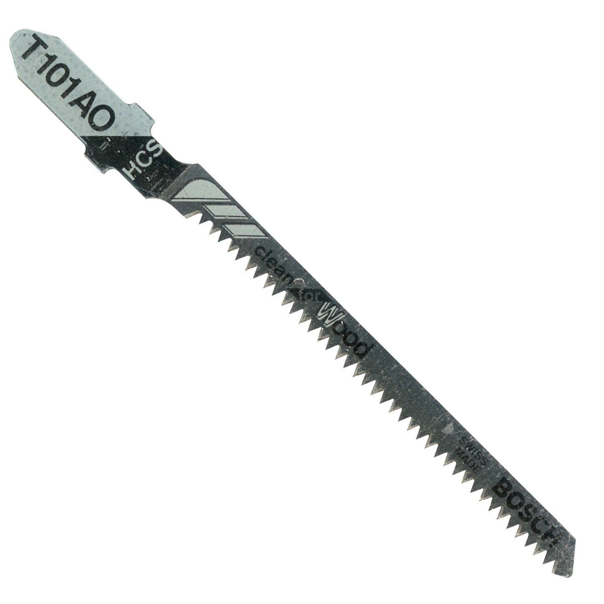 Bosch T101AO100 3-1/4" 20 TPI Clean for Wood T-Shank Jig Saw Blades (100 Pack)