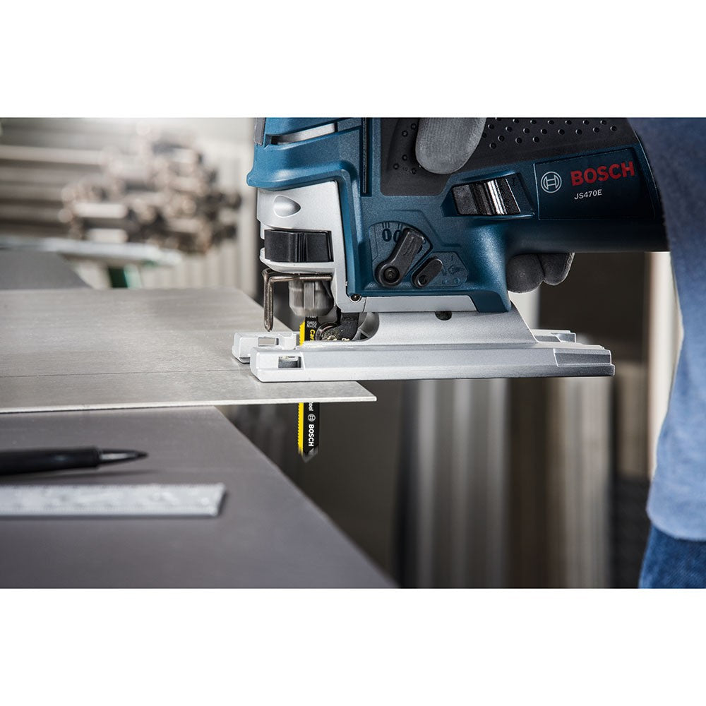 Bosch T118AHM1 3-1/4" 24 TPI Carbide Edge T-Shank Jig Saw Blade for Stainless Steel - 2