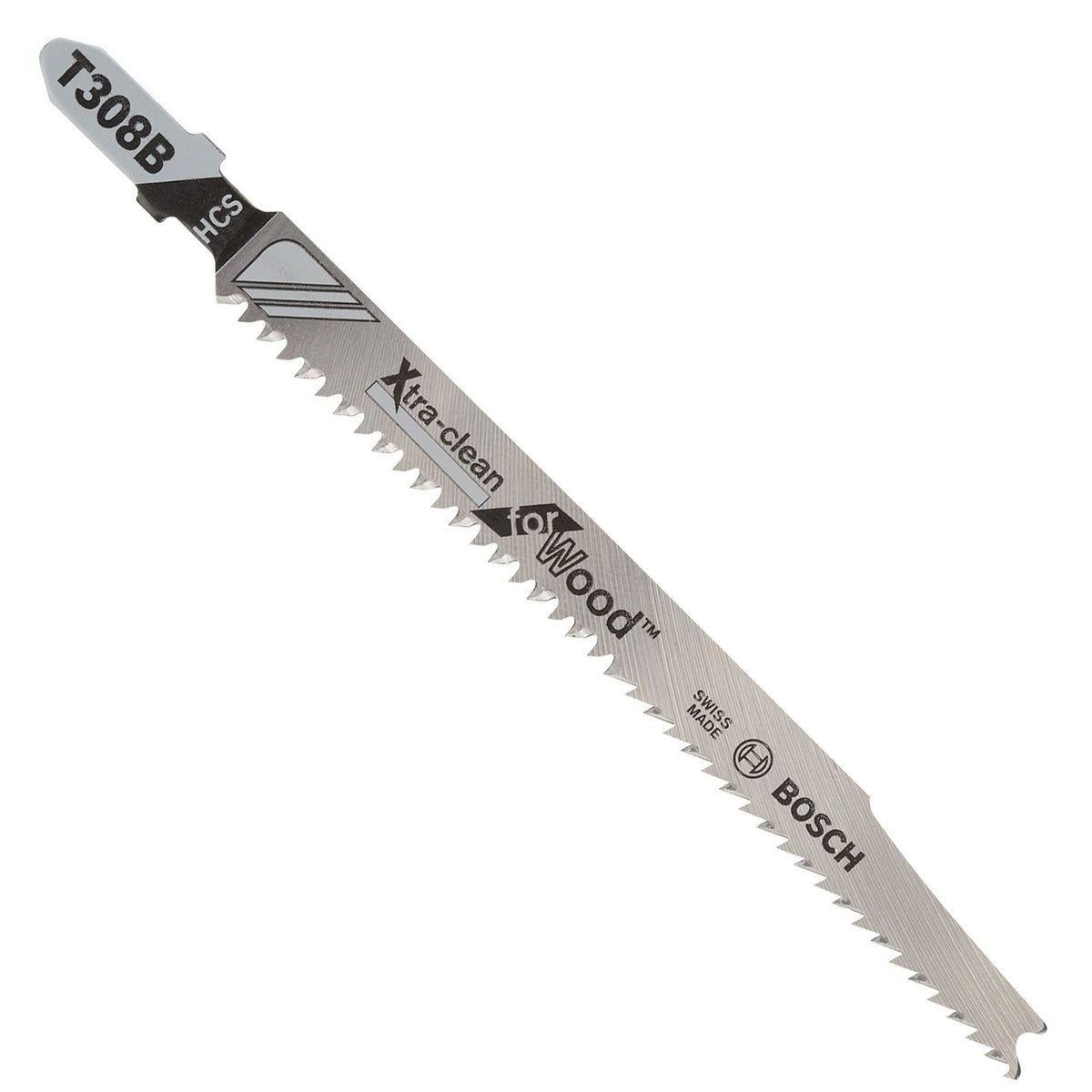 Bosch T308B25 4-5/8" 12 TPI Extra Clean for Wood T-Shank Jig Saw Blades (25 Pack)