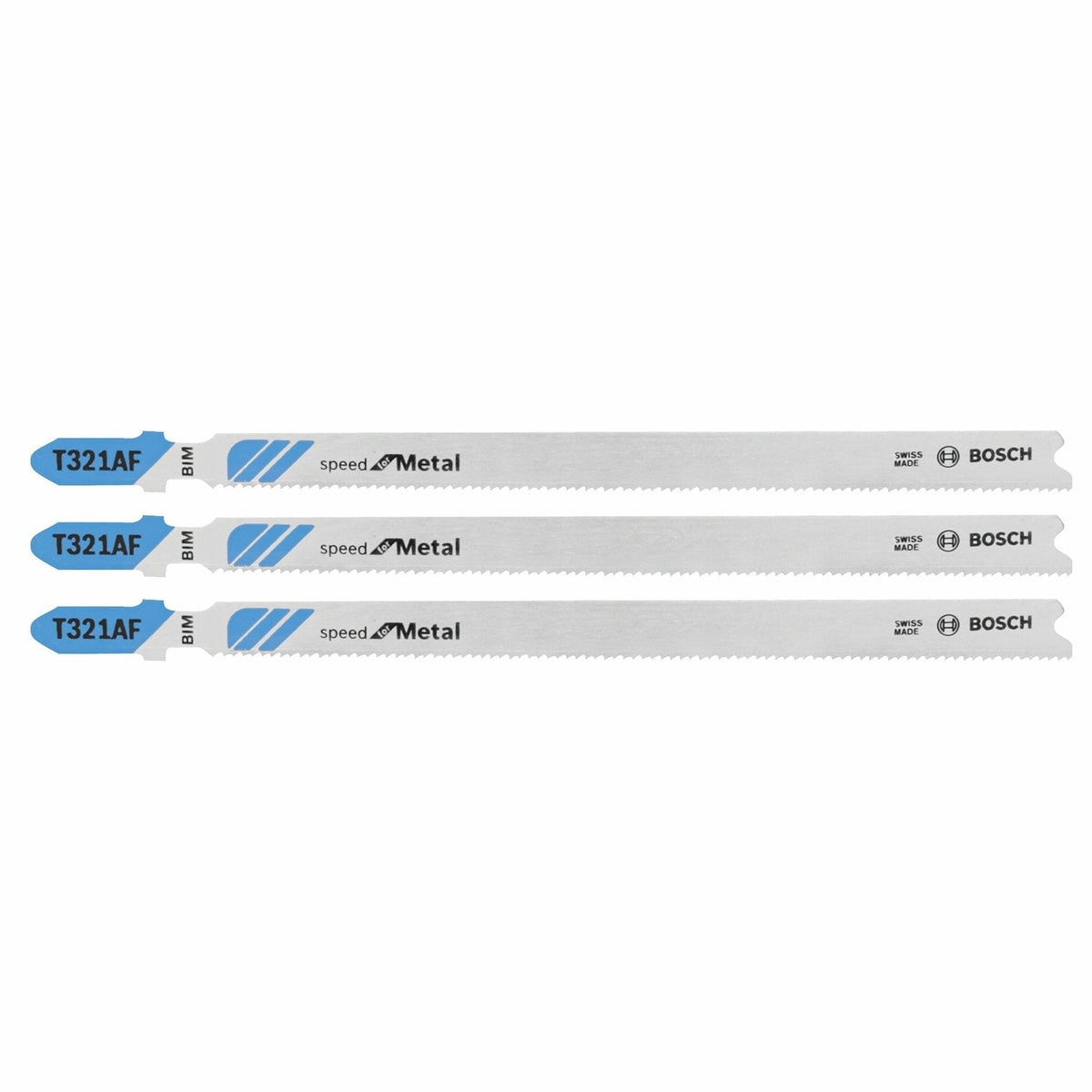 Bosch T321AF3 5-1/4 " 21 TPI Speed for Metal T-Shank Jig Saw Blades (3 Pack)